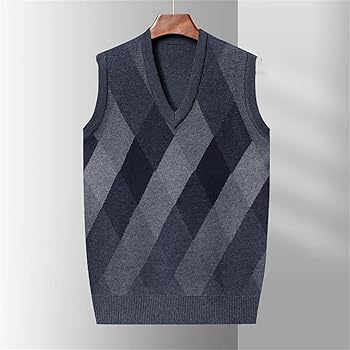 Amazon.com: Men's Casual V-Neck Sweater Vest Sleeveless